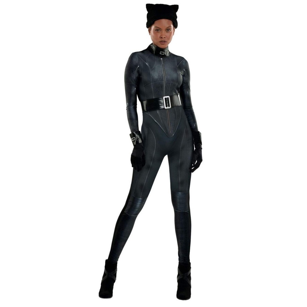 Selina Kyle Catwoman Costume The Batman girls Sz L 12-14 DC Comics Halloween